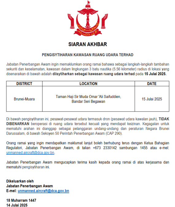PRESS RELEASE - RESTRICTED AIRSPACE 15 JUL 2025 PT 2 MALAY.png